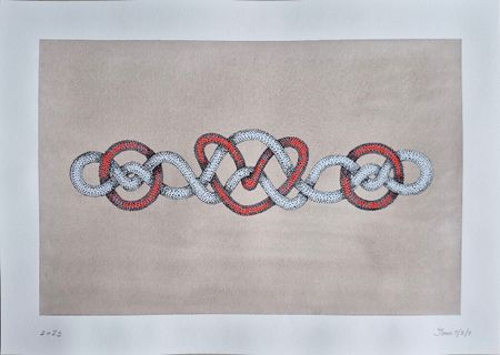 Евгений Непогодьев (Авторская графика - 
                  38 x 27 см) Узел V1