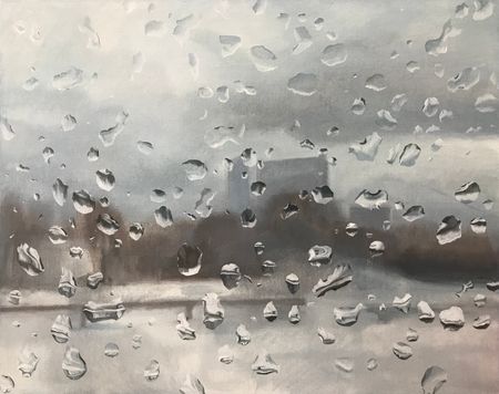 Александра Курьянова (Картина, живопись - 
                  50 x 40 см) Капли