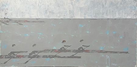 Максим Савва (Картина, живопись - 
                  120 x 60 см) Гребной канал