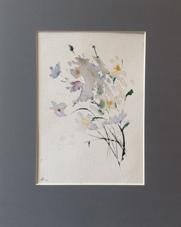 Арина Бекар (Авторская графика - 
                  30 x 40 см) Тишина дня