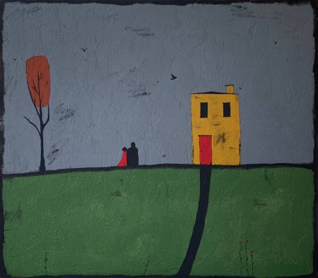 Дарья Иванова (Картина, живопись - 
                  80 x 70 см) Быть рядом