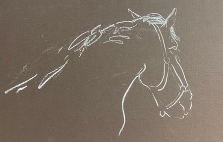 Надежда Воронцова (Авторская графика - 
                  29 x 19 см) Скорость