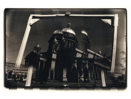 Александр Никипорец (Фотография - 
                  30 x 40 см) Портал. Исакий.