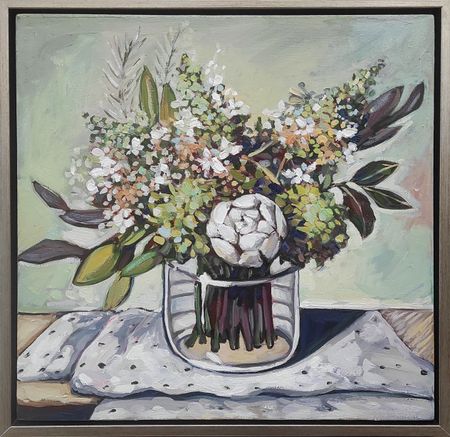Оксана Сотникова (Картина, живопись - 
                  34 x 34 см) Осенний натюрморт №1