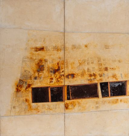 Николай Журавель (Картина, живопись - 
                  200 x 210 см) Левкас с сотами