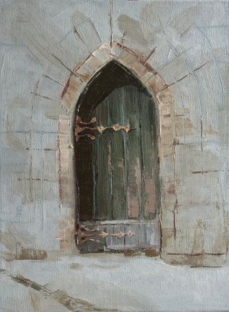 Дарья Краплак (Авторская графика - 
                  18 x 24 см) Door.2