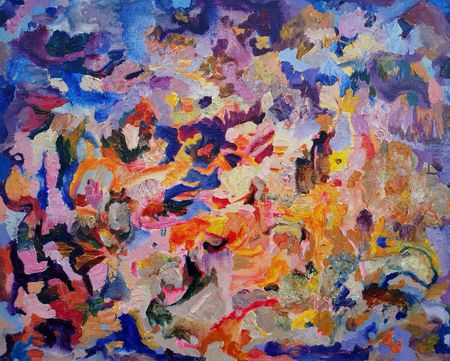 Денис Козловский (Картина, живопись - 
                  100 x 80 см) Игра дракона