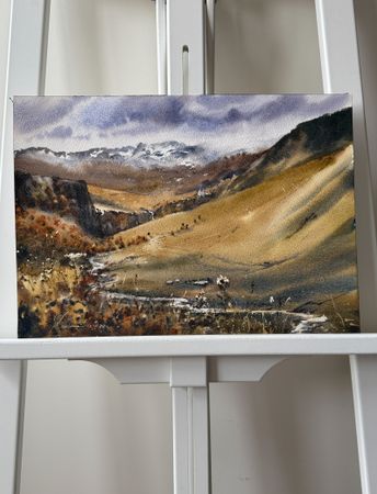 Жанна Губина (Авторская графика - 
                  36 x 26 см) Джилы-Су