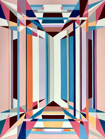 Марина Астахова (Картина, живопись - 
                  100 x 130 см) КРИСТАЛЛ МЕЧТА