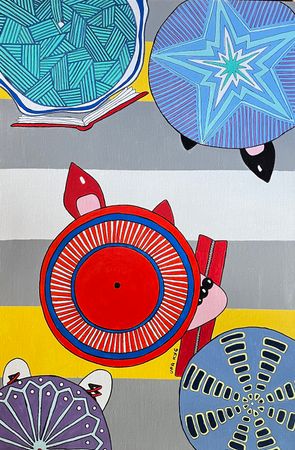 Ира Куб (Картина, живопись - 
                  80 x 120 см) Переход