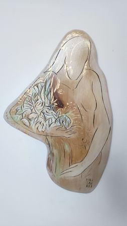 Елизавета Сазонова (Объект - 
                  30 x 41 см) Девица