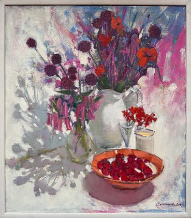 Екатерина Феоктистова (Картина, живопись - 
                  70 x 80 см) Летний день