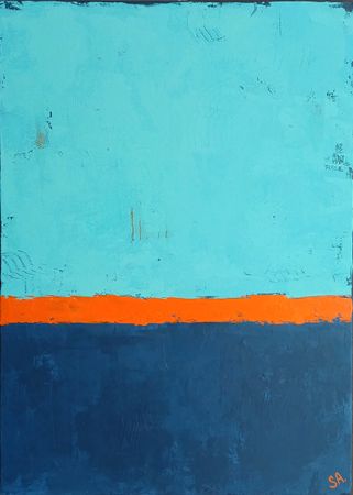 Анастасия Семенцул (Картина, живопись - 
                  50 x 70 см) Палитра чувств