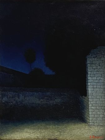 Арсений Ващенко (Картина, живопись - 
                  30.8 x 40.8 см) Ночной пейзаж