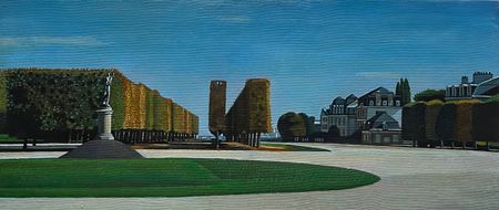 Иван Афонский (Картина, живопись - 
                  64 x 28 см) Сен-Жермен-ан-Ле