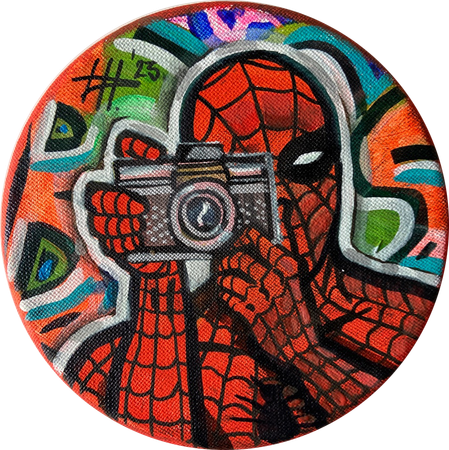 Динара Хёртнагль (Картина, живопись - 
                  20 x 20 см) Generation Pepsi. Cheese!