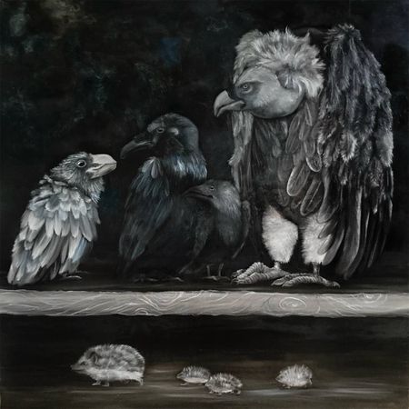 Лика Николаенко (Картина, живопись - 
                  80 x 80 см) Не участвуй во зле