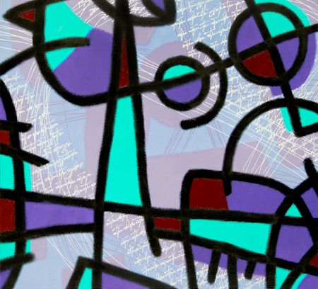 Александр Олигеров (Картина, живопись - 
                  110 x 100 см) Фабрика счастья