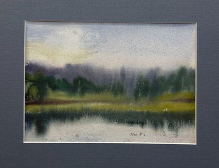 Алина Буглеева (Авторская графика - 
                  23 x 18 см) Синева