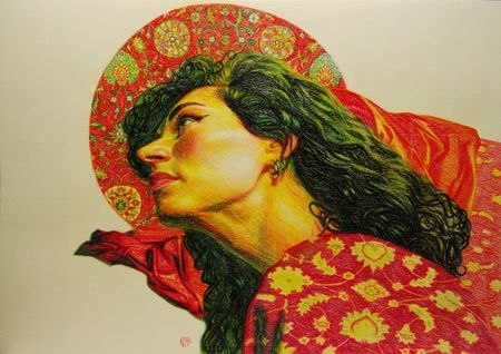 Алан Хатагты (Авторская графика - 
                  84 x 60 см) Сказка