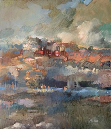 Ольга Кожевникова (Картина, живопись - 
                  60 x 70 см) Осень