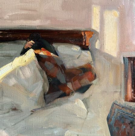 Алина Буглеева (Картина, живопись - 
                  50 x 50 см) Тихий сон