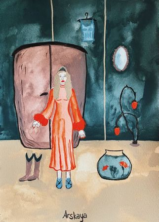 Мира Арская (Авторская графика - 
                  21 x 29 см) Само совершенство