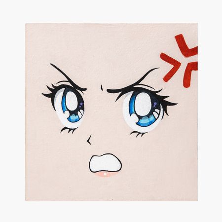 Давид Скворцов (Картина, живопись - 
                  20 x 20 см) ANGRY