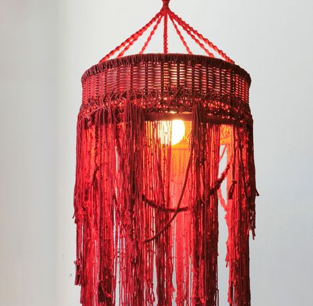 Валерия Корельская (Объект - 
                  65 x 170 см) Подвесной светильник "Красный Д65"