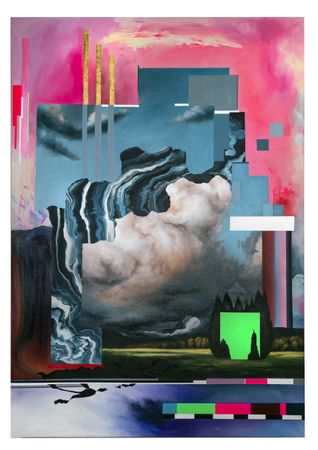 Antonio Lebedef (Картина, живопись - 
                  106 x 156 см) ВОКРУГ ШУМ