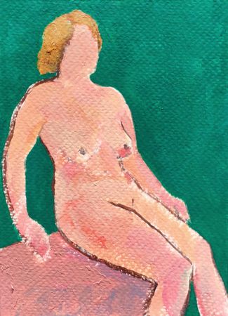 Дарья Петухова (Авторская графика - 
                  10.5 x 14.8 см) Натурщица