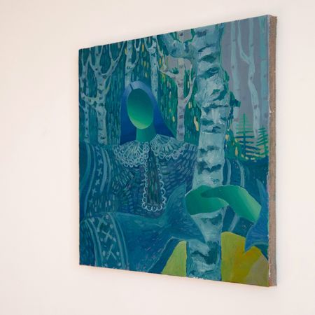 Анастасия Лимонова (Картина, живопись - 
                  40 x 40 см) Хоровод