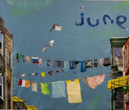 Влад Пожар (Картина, живопись - 
                  155 x 140 см) June