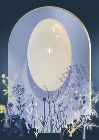 Мария Воробьева (Графика цифровая (принты) - 
                  50 x 70 см) Мirage (принт+NFT)