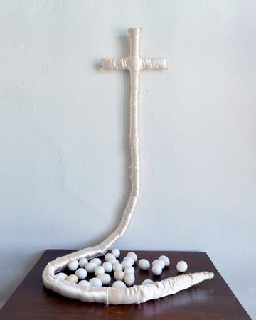 Василиса Палянина (Объект - 
                  37 x 244 см) Из серии "Вот те крест"