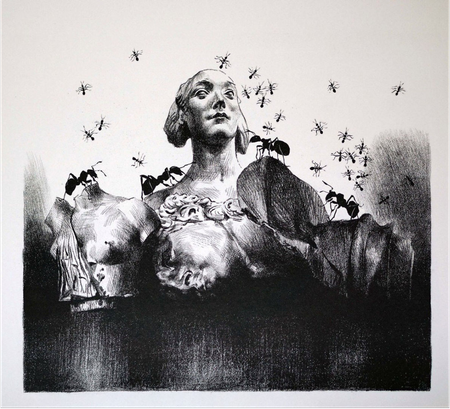 Александр Коряшкин (Графика печатная - 
                  40 x 40 см) Сахарная голова