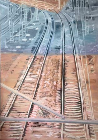 Надежда Богомолова (Картина, живопись - 
                  140 x 200 см) Пути