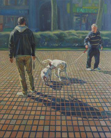 Саша Соколова (Картина, живопись - 
                  60 x 80 см) Meeting