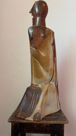 Оксана Афанасьева (Скульптура - 
                  27 x 56 см) Из серии "People"