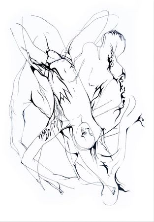 Елизавета Беркутова (Авторская графика - 
                  21 x 29.7 см) 'Drama Queer'