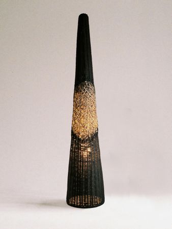 Валерия Корельская (Объект - 
                  40 x 195 см) Напольный торшер "Черный лес"