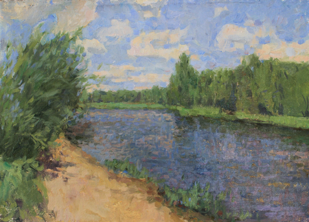 Алина Коршункова (Картина, живопись - 
                  35 x 25 см) Летний день