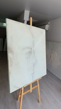 Ася Багаева (Картина, живопись - 
                  100 x 100 см) Спокойствие