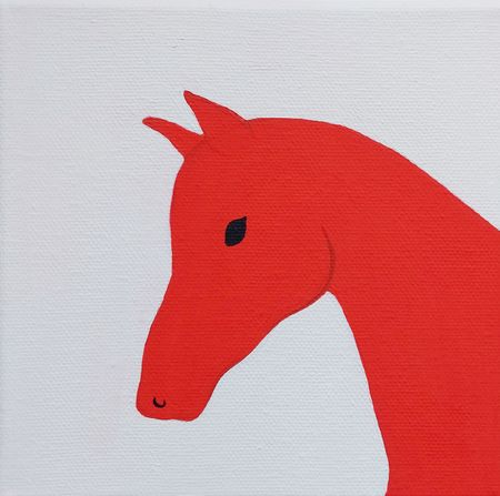 Оливия Лем (Картина, живопись - 
                  15 x 15 см) Коник