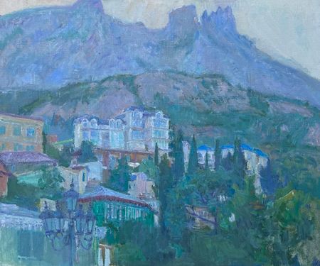 Екатерина Потапова (Картина, живопись - 
                  60 x 50 см) Вид на Ай-Петри