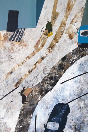 Анна Мельниченко (Картина, живопись - 
                  60 x 90 см) Первый снег