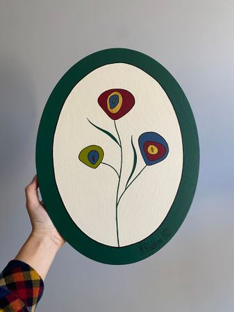 Мария Полушкина (Картина, живопись - 
                  30 x 40 см) Цветы