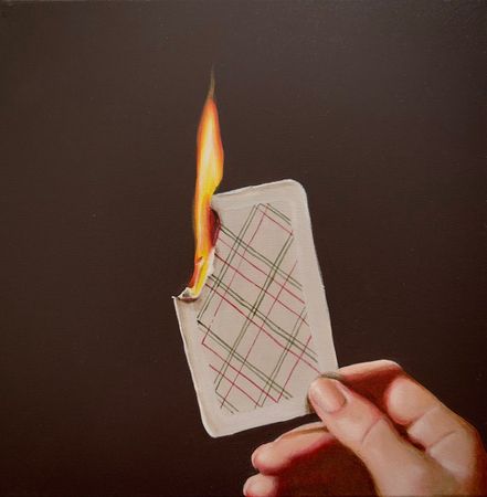 Татьяна Вафина (Картина, живопись - 
                  30 x 30 см) Победа