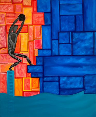 Леша Мелки (Картина, живопись - 
                  50 x 60 см) STOLEN SUN