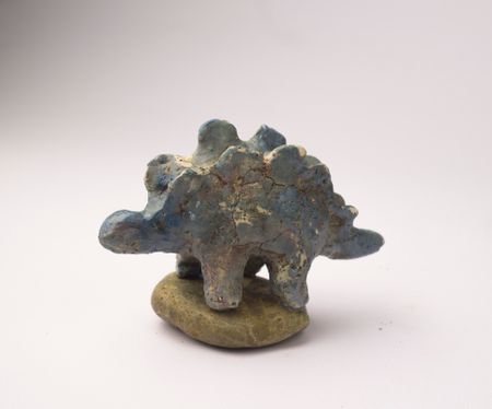 Анна Куняева (Скульптура - 
                  11 x 7 см) Стегозавр